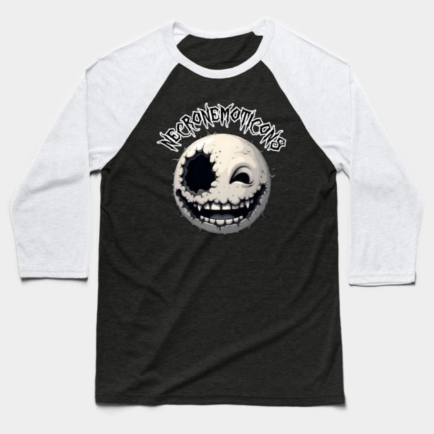 NecroNemoticons 87 Baseball T-Shirt by Grave Digs
