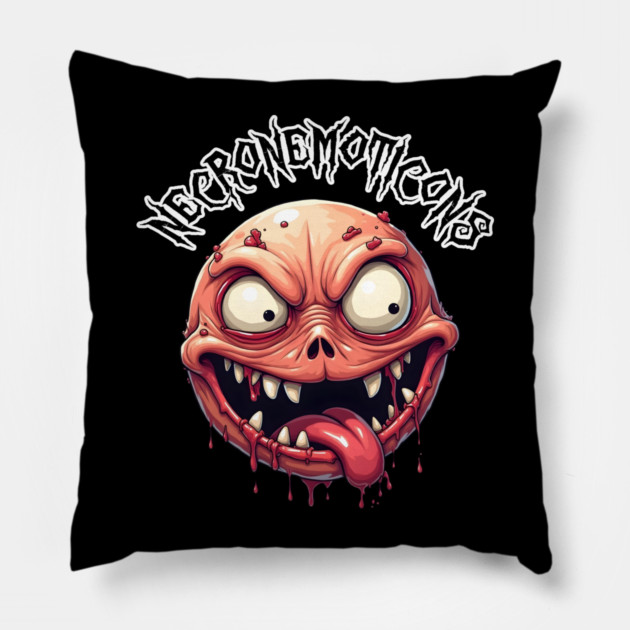 NecroNemoticons 88 Pillow by Grave Digs