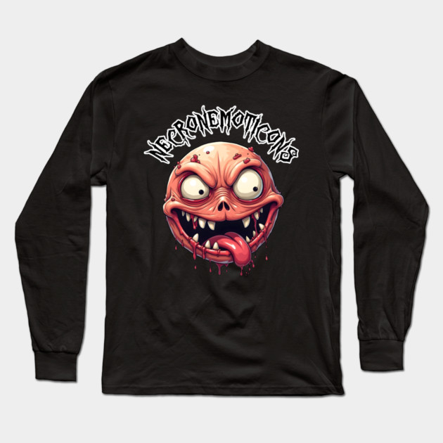 NecroNemoticons 88 Long Sleeve T-Shirt by Grave Digs