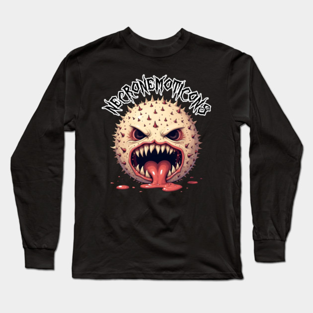 NecroNemoticons 89 Long Sleeve T-Shirt by Grave Digs