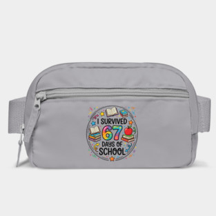 I Survived 67 Days of School - Colorful School Celebration Bag