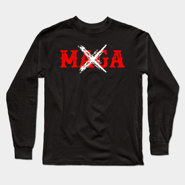 No MAGA Long Sleeve T-Shirt by Charles's Store 8