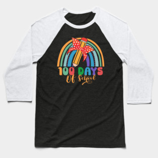 100-Days-of-School Baseball T-Shirt