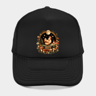 Cute Mushroom Cottagecore Aesthetic Chicken Hat