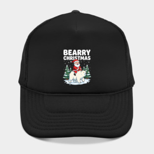 Bearry Christmas - Santa Riding a Polar Bear Hat