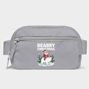 Bearry Christmas - Santa Riding a Polar Bear Bag