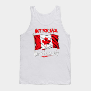 Proud Canadian Not For Sale Streetwear Collection Tank Top