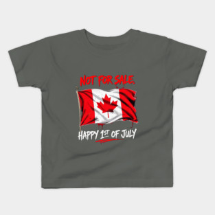 Proud Canadian Not For Sale Streetwear Collection Kids T-Shirt