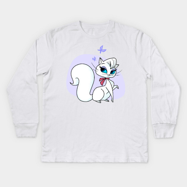 Mewsette Kids Long Sleeve T-Shirt by JoTheZette