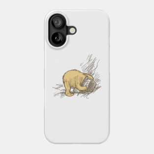 Pooh Head In Honeypot Phone Case
