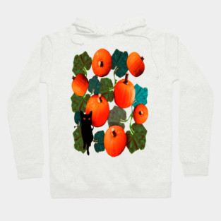 Pumpkins and Black Cats Hoodie