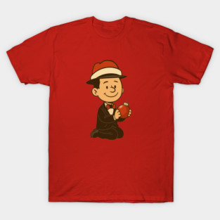Frank Sinatra Brown Christmas Retro Vintage T-Shirt