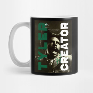 Tyler The Creator Vogue Magazine Green Minimalist Poster Mug