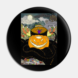 Halloween Wyrm Pin