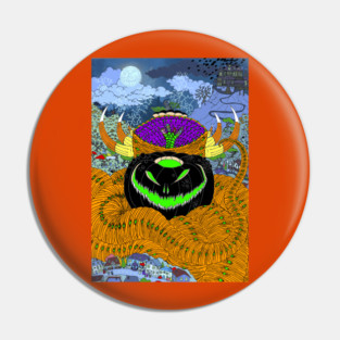 Halloween Wyrm 2 Pin
