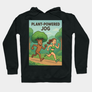 PLANT-POWERED JOG T-Shirt Hoodie