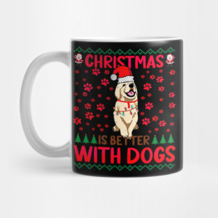 Christmas Is Better with Dogs Ugly Mug