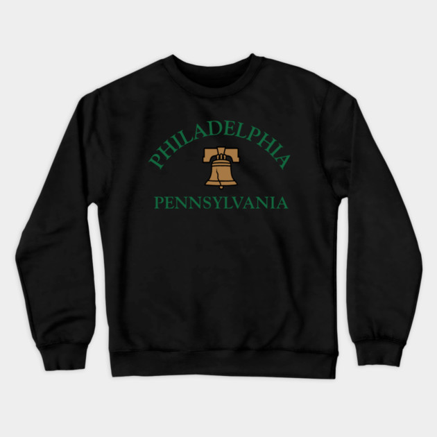 Philadelphia Liberty Bell Pennsylvania Crewneck Sweatshirt by DonWillisJrArt