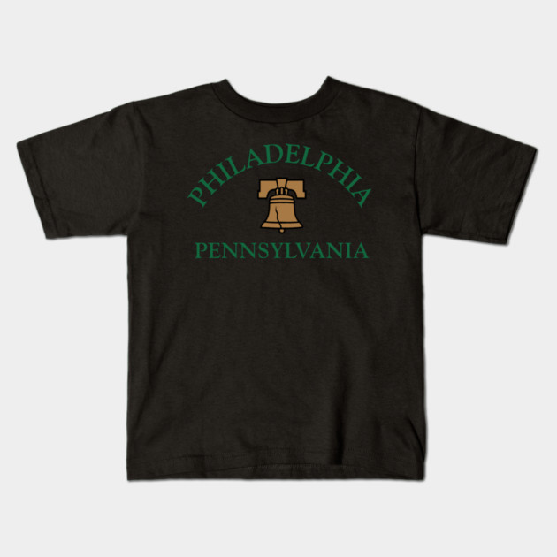 Philadelphia Liberty Bell Pennsylvania Kids T-Shirt by DonWillisJrArt