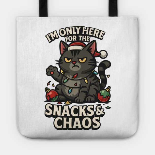 I’m Only Here for the Snacks & Chaos Tote by Urbanprint