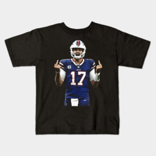 Josh Allen Flipping The Bird Vintage Kids T-Shirt