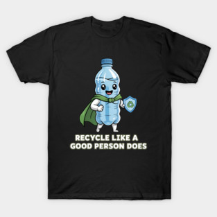 Eco Recycling Hero Environmental Awareness T-Shirt