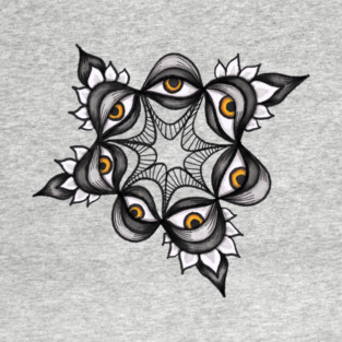 The Watchers - Surreal Eyes Weirdcore Art T-Shirt