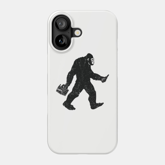 Bigfoot Beer Run Weekend Drinking Humor Phone Case by Anticorporati