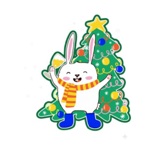 Christmas Bunny T-Shirt
