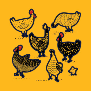 Black chicken T-Shirt