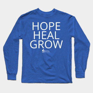 Hope Heal Grow (white) Long Sleeve T-Shirt