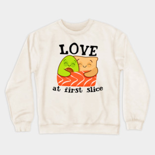 Salmon Wrapped Avocado Toast – Cute Foodie Crewneck Sweatshirt