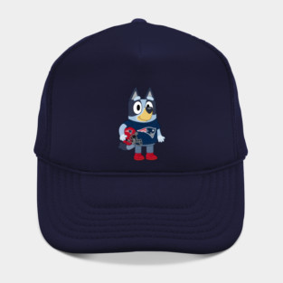 Funny Bluey New England Patriots American Football Lovers Hat