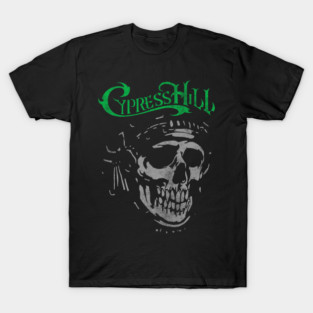 90s Hip Hop Iconic Skull Art (CYPRESS HILL Band) T-Shirt