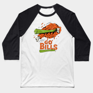 Buffalo Bills Chicken Wing Baseball T-Shirt