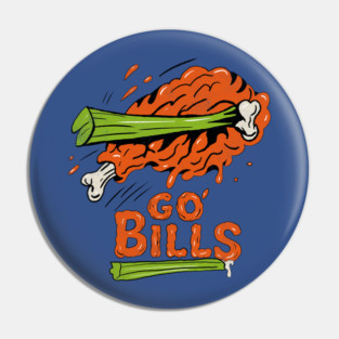 Buffalo Bills Chicken Wing Pin