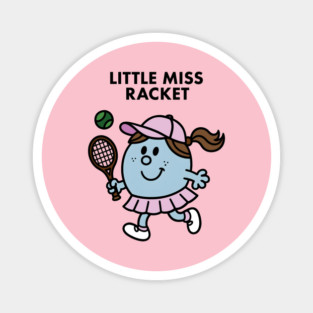 Little Miss Racket Magnet
