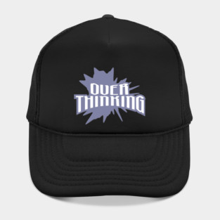 Overthinking Rock Metal Band Logo Parody – Mind Full of Noise Album Design Hat