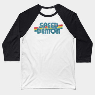 Speed Demon – Retro Racing Style 1979 Baseball T-Shirt