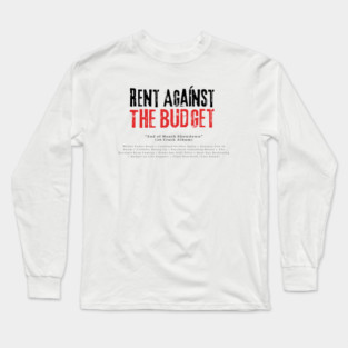 The Budget Rock Metal Band Parody – End of Month Showdown Album Design Long Sleeve T-Shirt