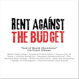 The Budget Rock Metal Band Parody – End of Month Showdown Album Design Posters and Art