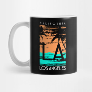 Vintage Los Angeles California Gift Mug