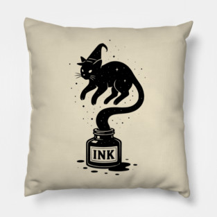 Funny Cat Wizard Pillow
