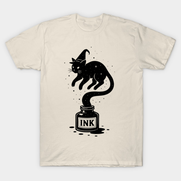Funny Cat Wizard T-Shirt by The WYLD Tribe