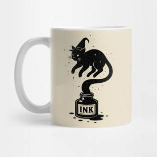 Funny Cat Wizard Mug