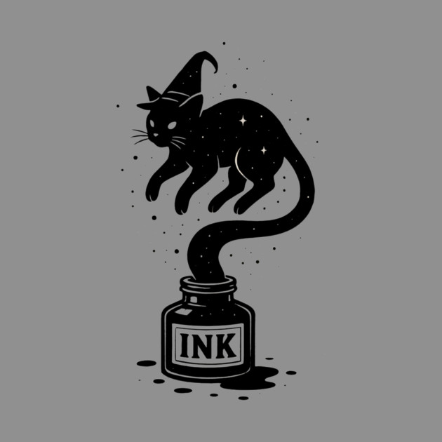 Funny Cat Wizard by The WYLD Tribe