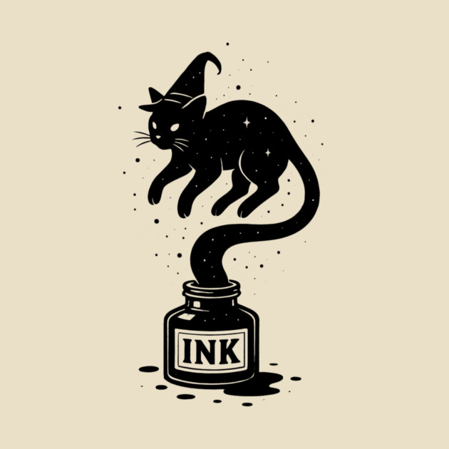 Funny Cat Wizard by The WYLD Tribe