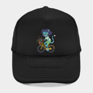 Cheetah Bicyclist Zombie Hat