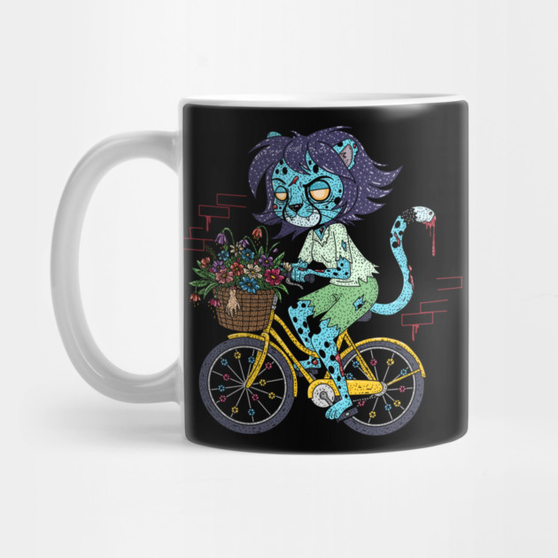 Cheetah Bicyclist Zombie by H. R. Sinclair