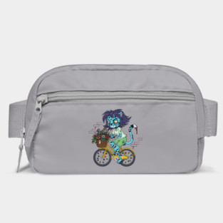 Cheetah Bicyclist Zombie Bag